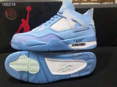 wholesale quality off-white x air jordan aj4 retro cream-sail sku 377